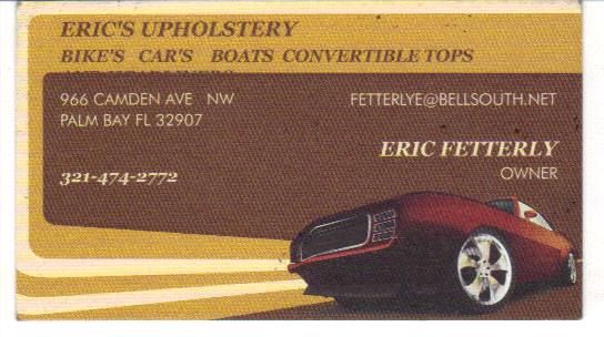 Auto and Boat Upholstrey